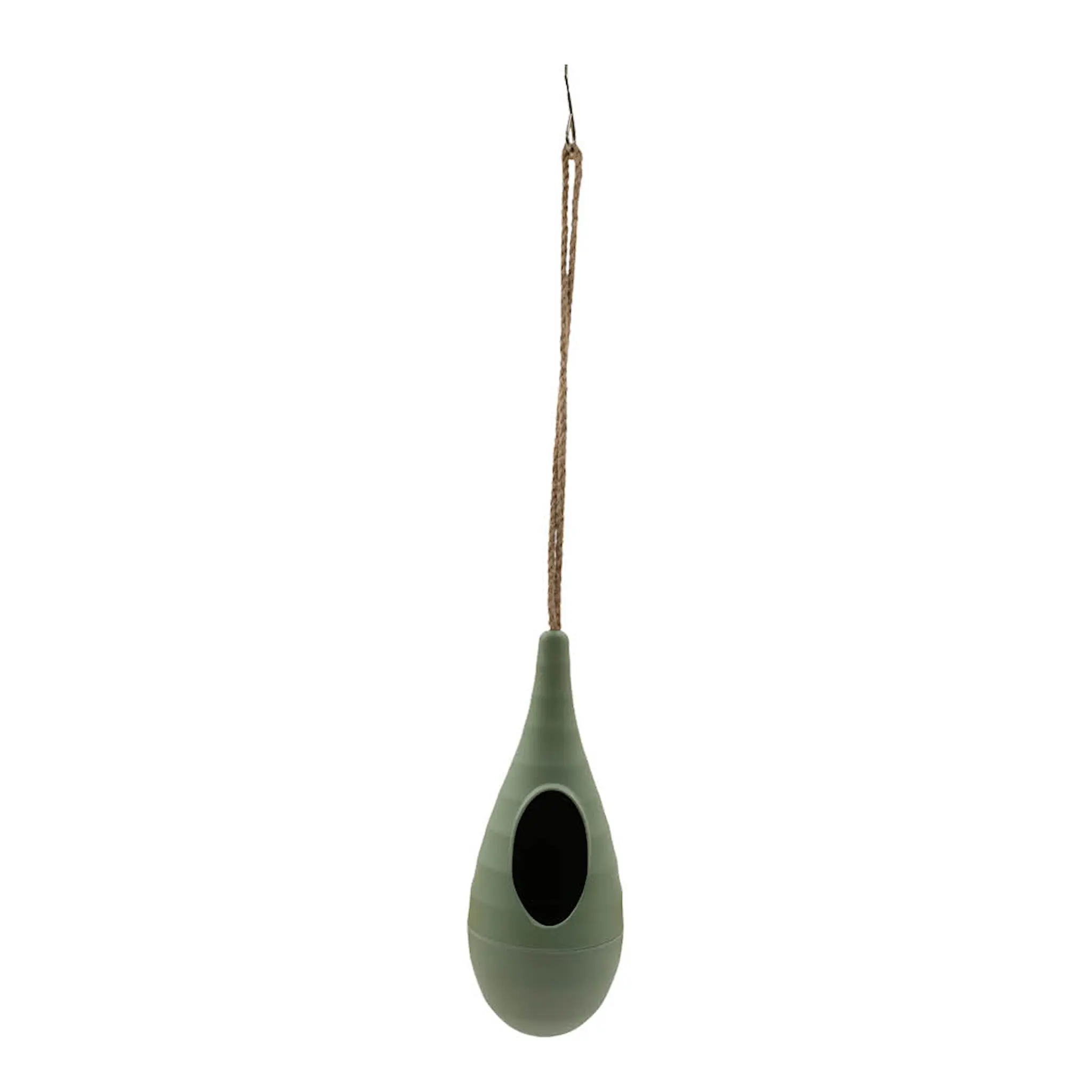 Point Virgule Fågelmatare 25 cm eukalyptusgrön