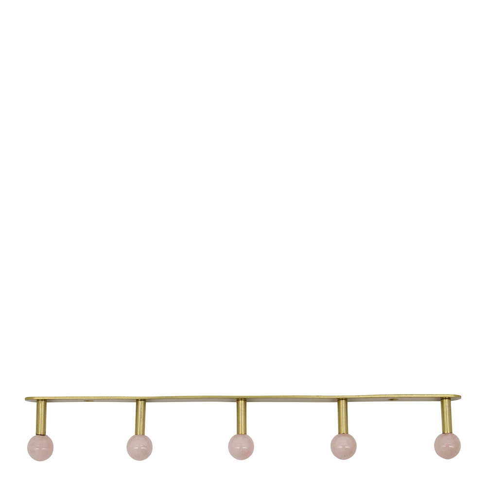 House Doctor Ball kroklist 35 cm mässing/rosa