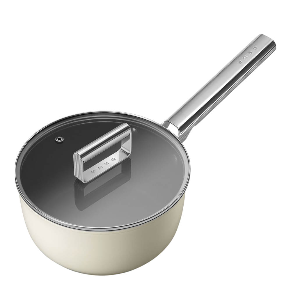 Smeg Smeg kastrull 20 cm 3,1 L keramisk creme