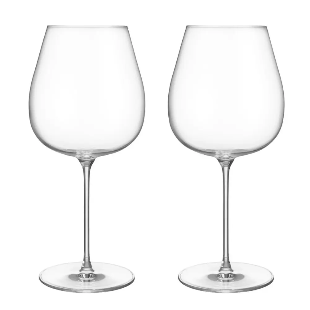 Orrefors x Björn Frantzén Punaviinilasi 75 cl 2 kpl