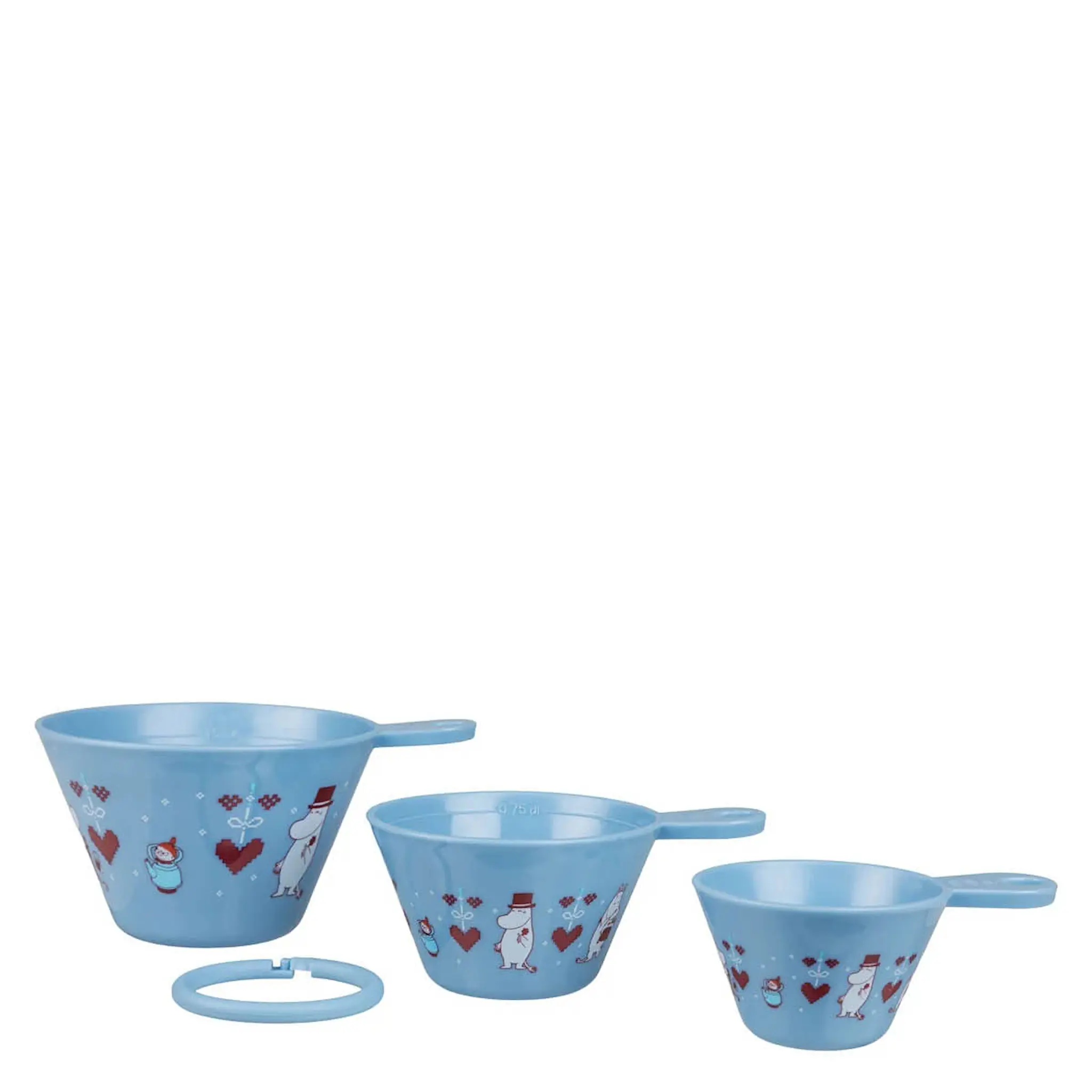 Martinex Mumin Måttsats 3 delar Midvinter blå