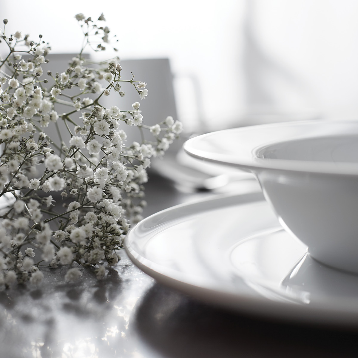 Aida ENSO tallrik 22 cm super white