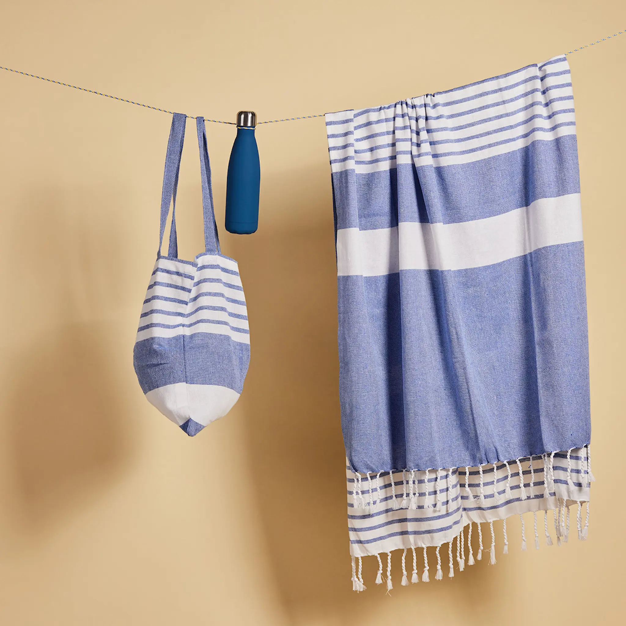 Sagaform Ella Hamam Bomullspåse Blå