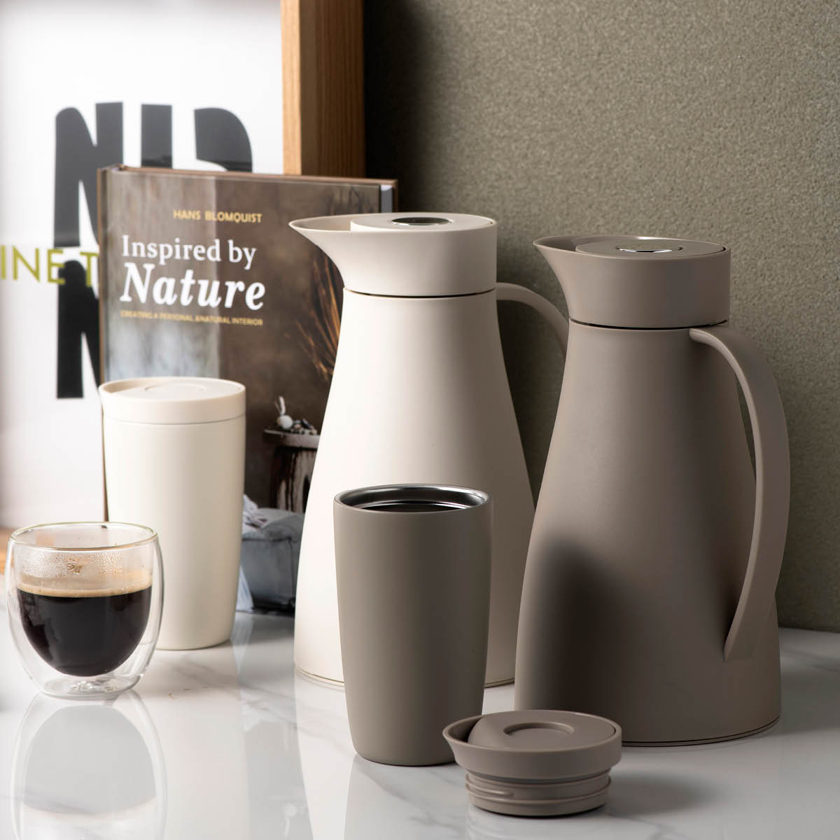 Modern House Lundi Termoskannu 1 L Beige