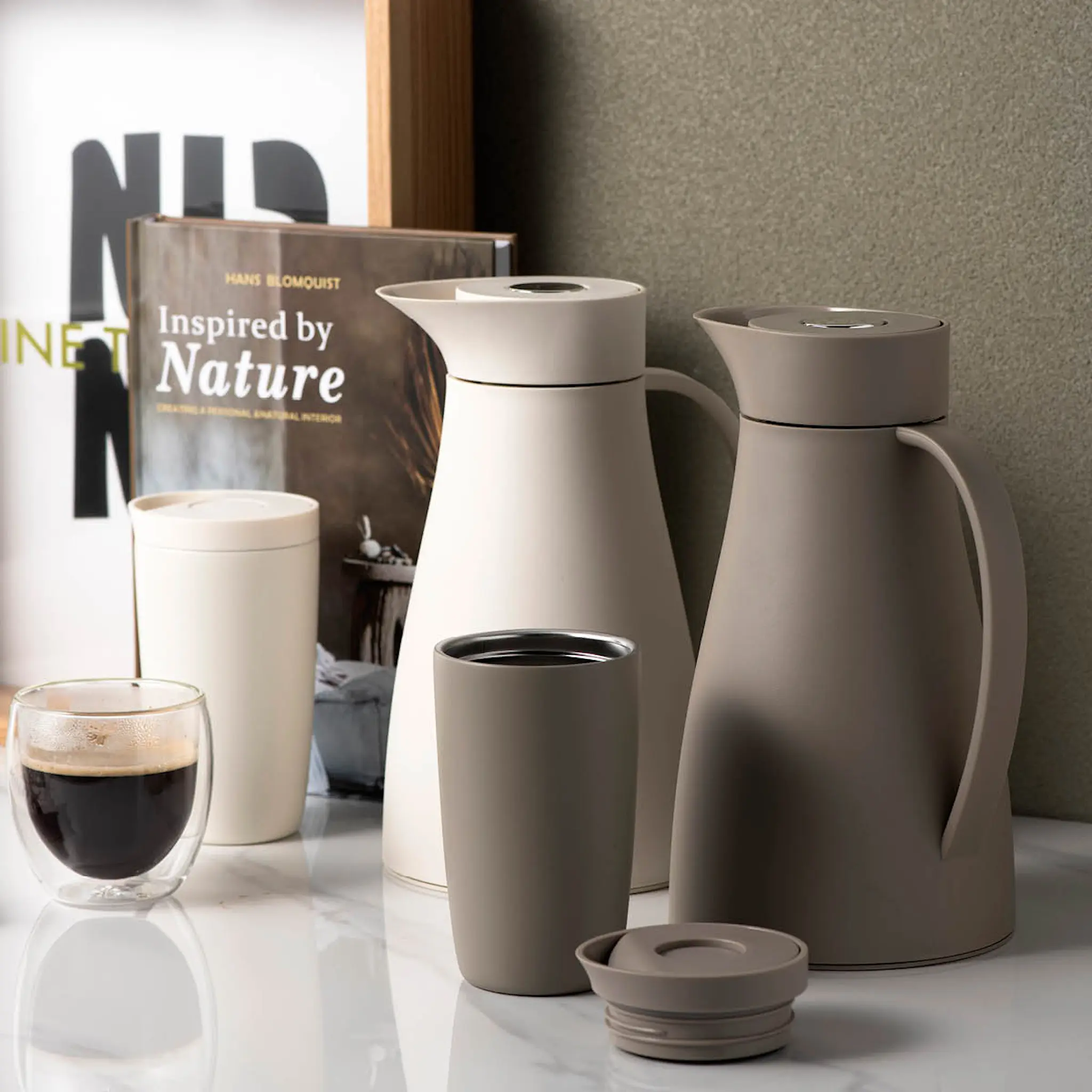 Modern House Lundi Termoskannu 1 L Beige