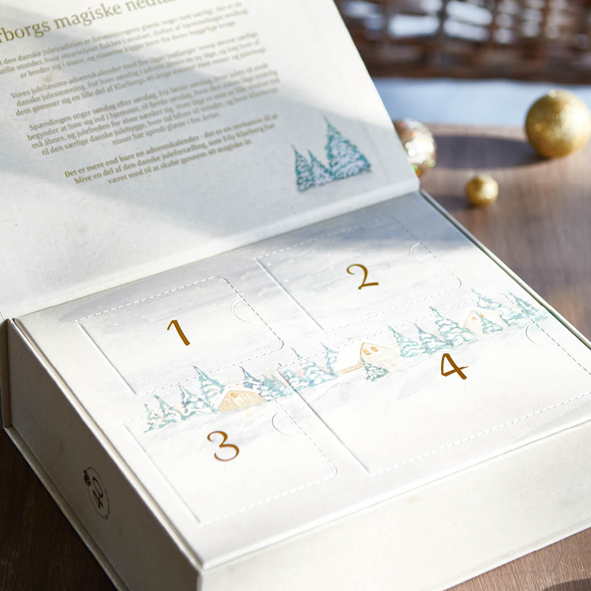 Klarborg Adventskalender julfigurer 4 delar 40-årsjubileum