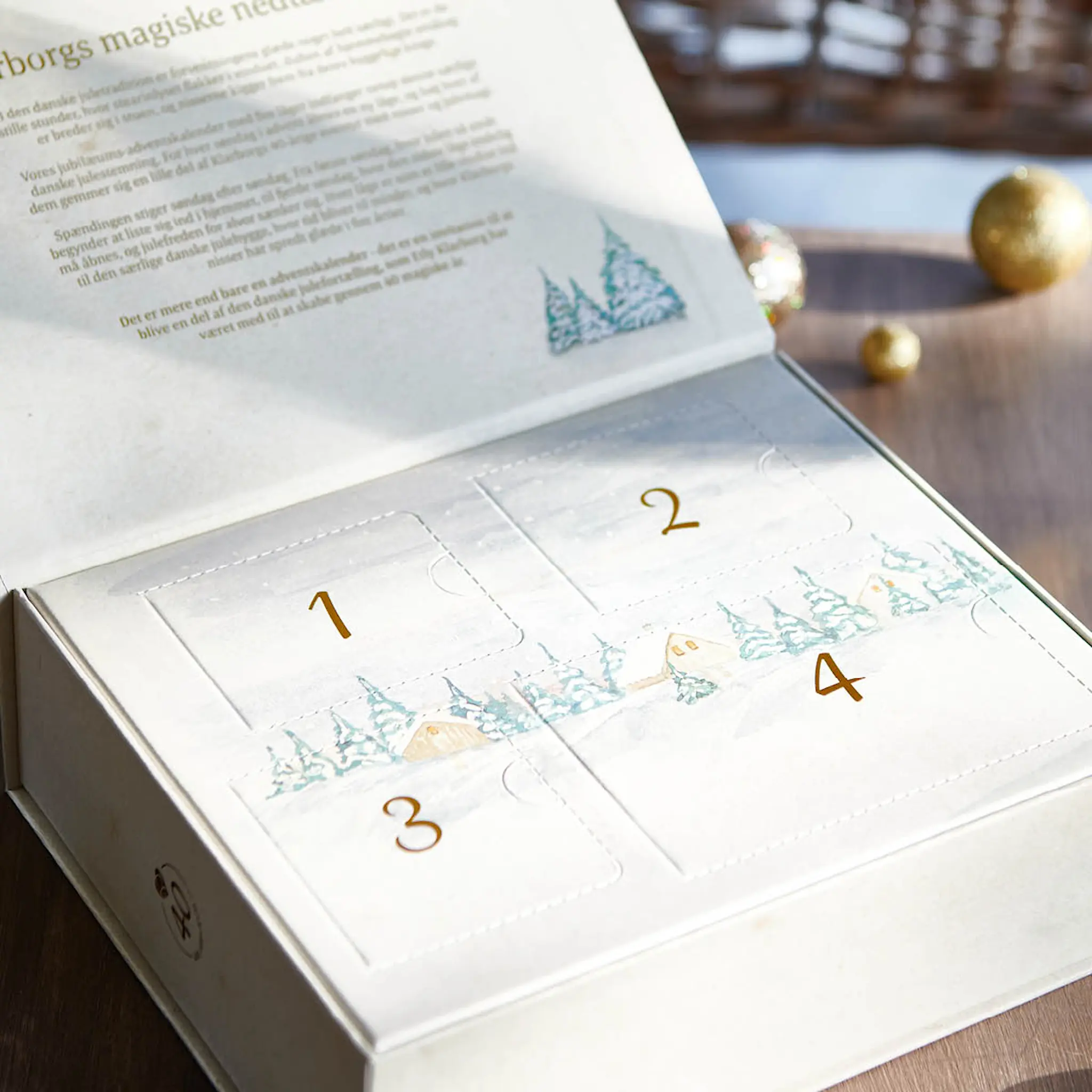 Klarborg Adventskalender julfigurer 4 delar 40-årsjubileum