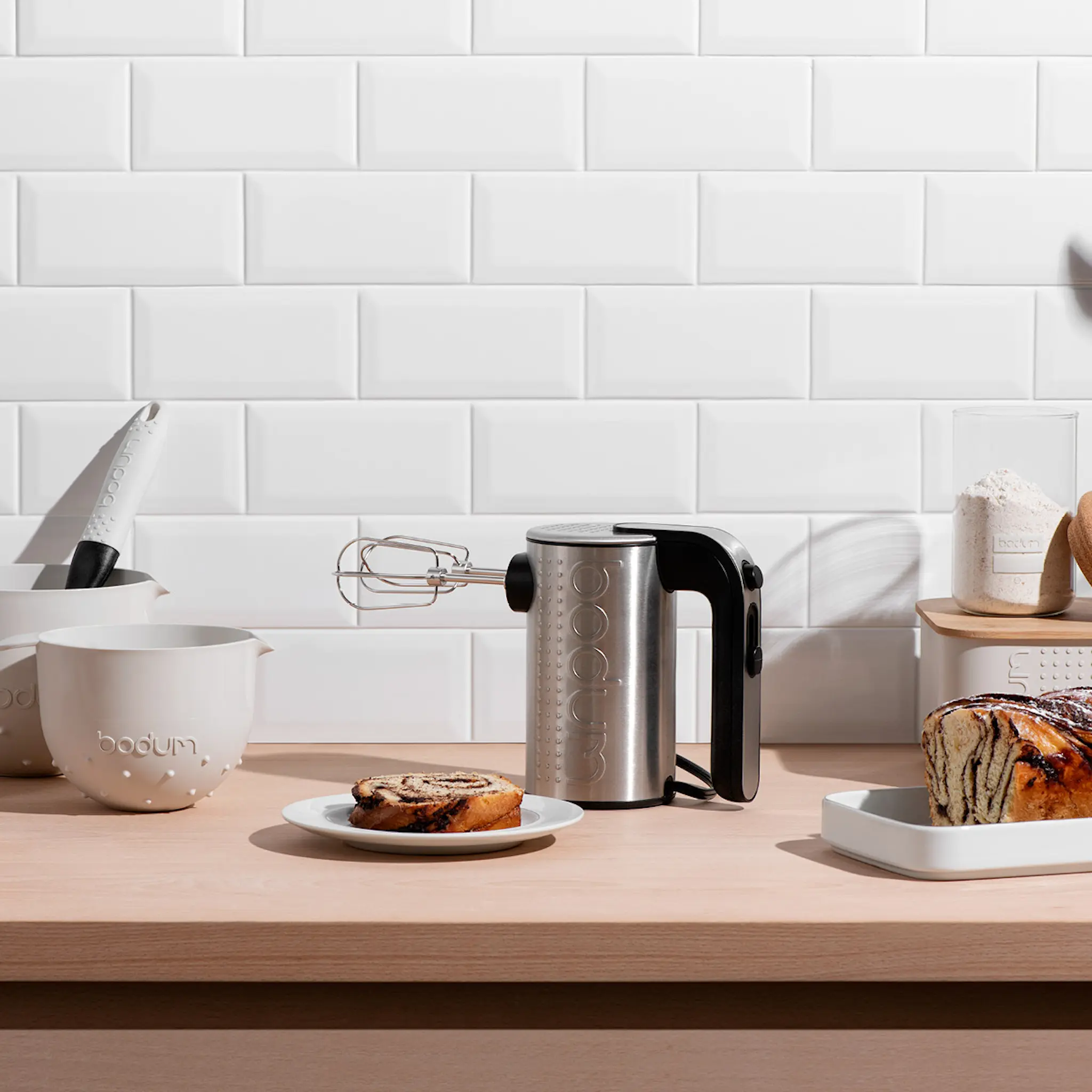 Bodum Bistro elektrisk håndmikser krom