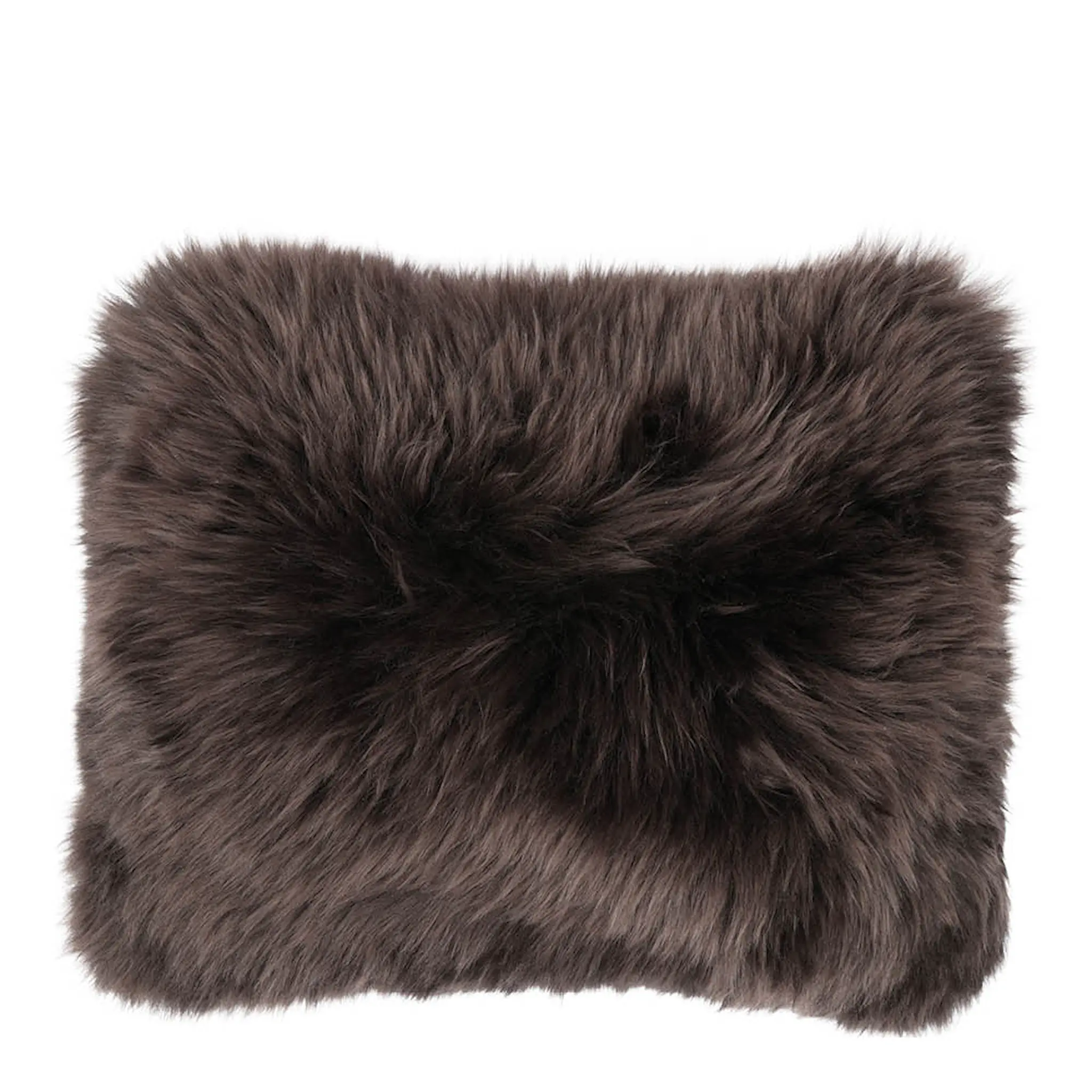 Natures Collection Tyynynpäällinen New Zealand pitkä villa 35x45 cm suklaa