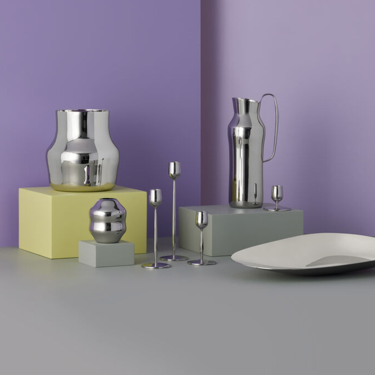 Gense Dorotea vase 9x10 cm blankt