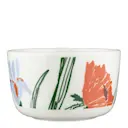 Puutarhakutsut skål 25 cl vit/grön/orange