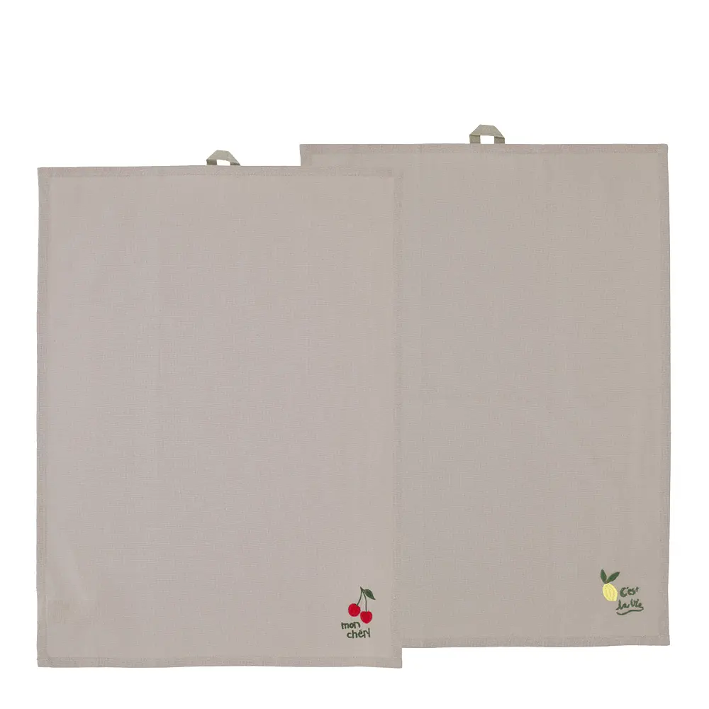 Bistro kjøkkenhåndkle 50x70 cm 2 stk green