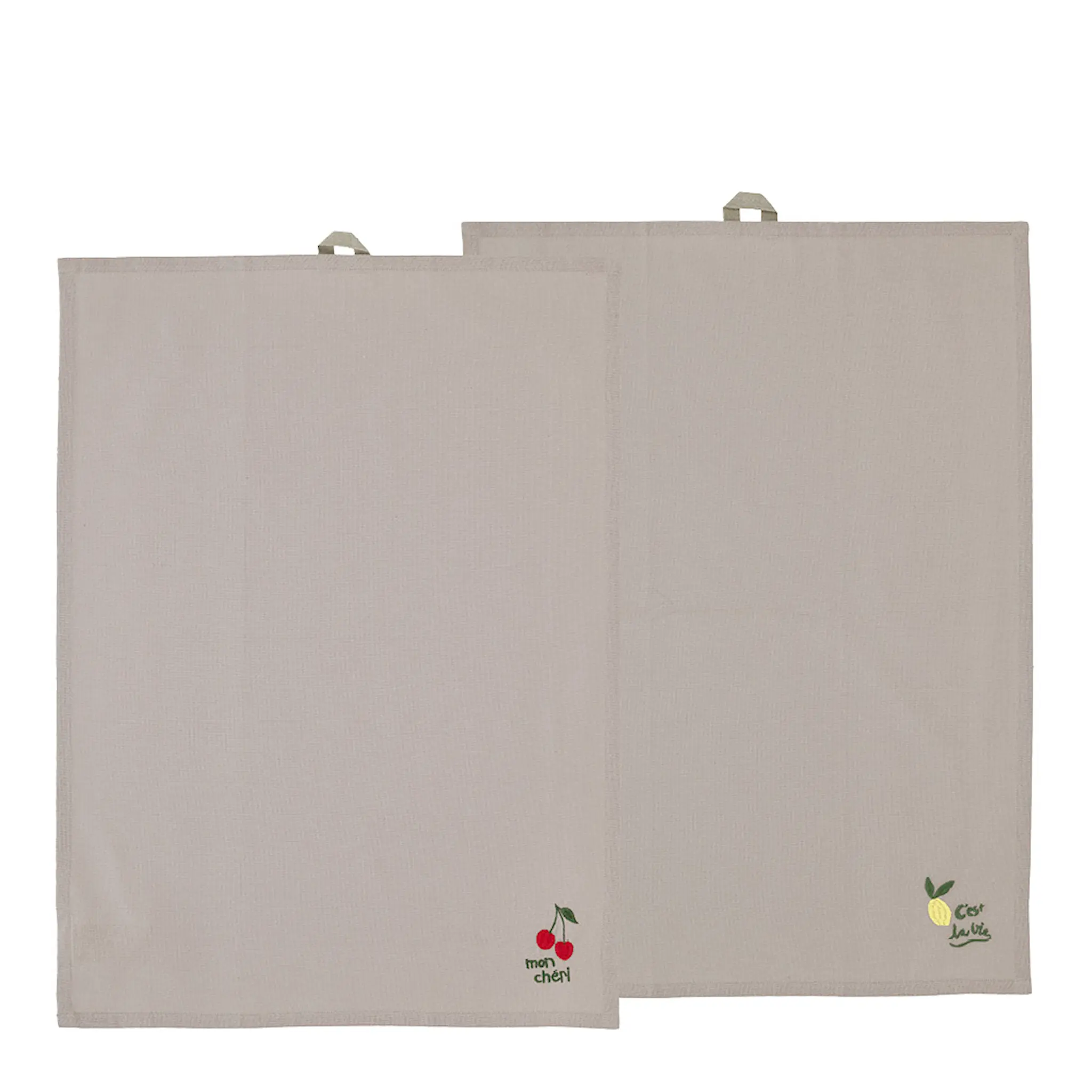 Södahl Bistro kökshandduk 50x70 cm 2-pack grön