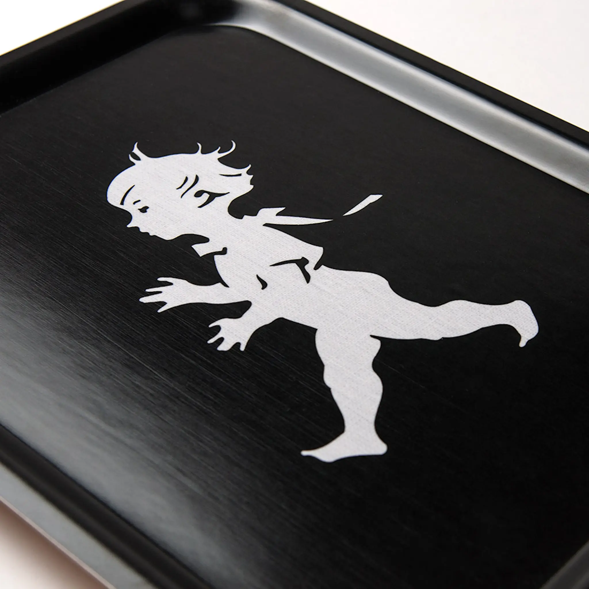 SOLSTICKAN Brett 36x28 cm svart/hvit