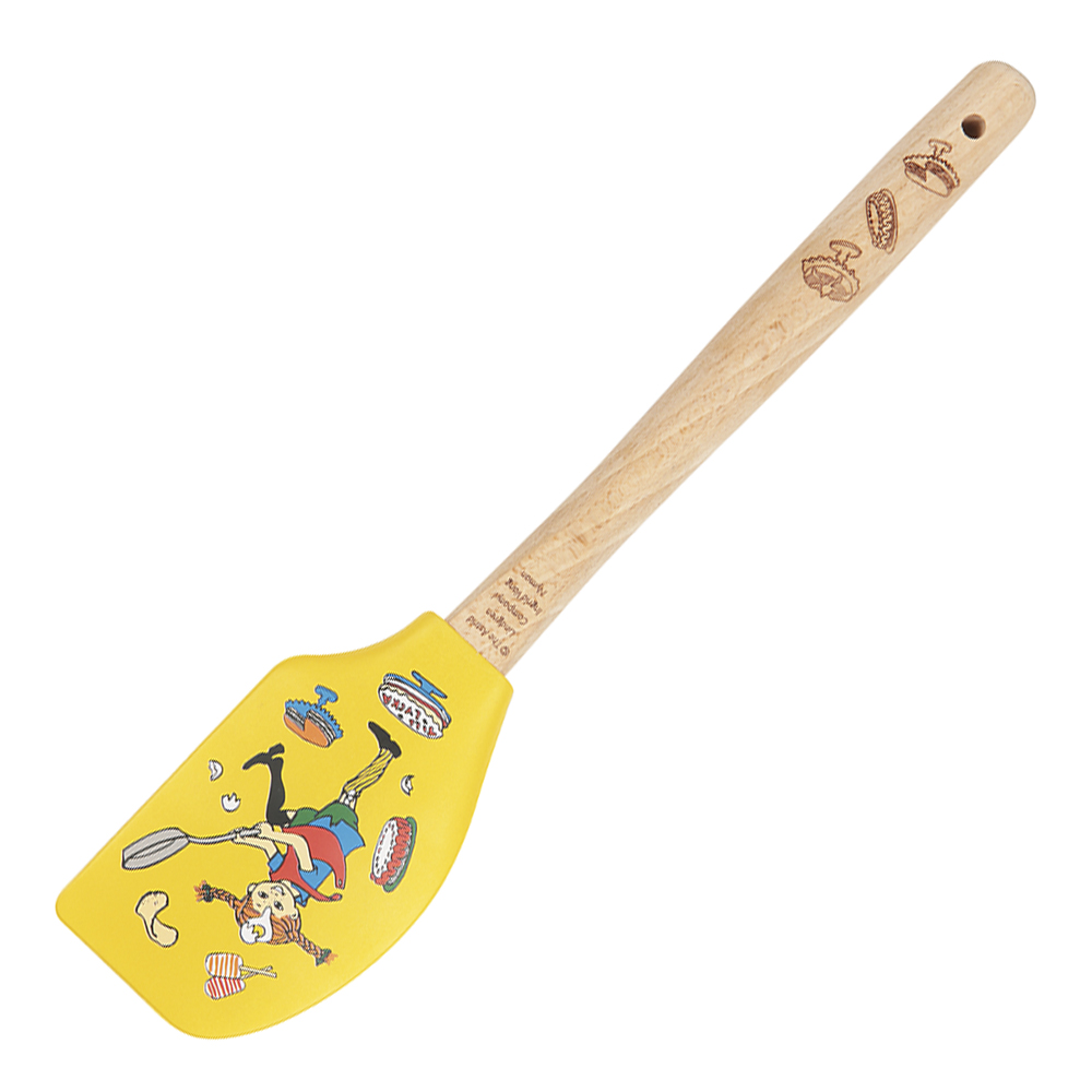 Moomin Nuolija Peppi Pitkätossu leipoo 27 cm Keltainen