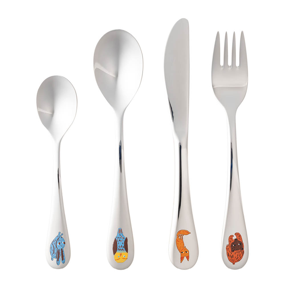 Arabia Poppoo Lasten aterimet 4 osaa Ystävät