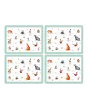 Bordstablett 40x30 cm 4-pack Djur