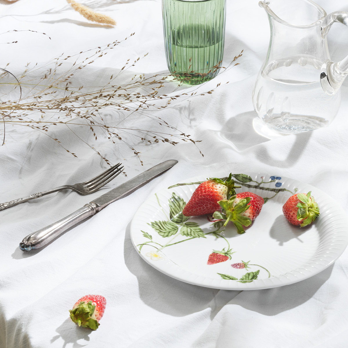 Kähler Hammershøi Summer tallerken 22 cm summer berries