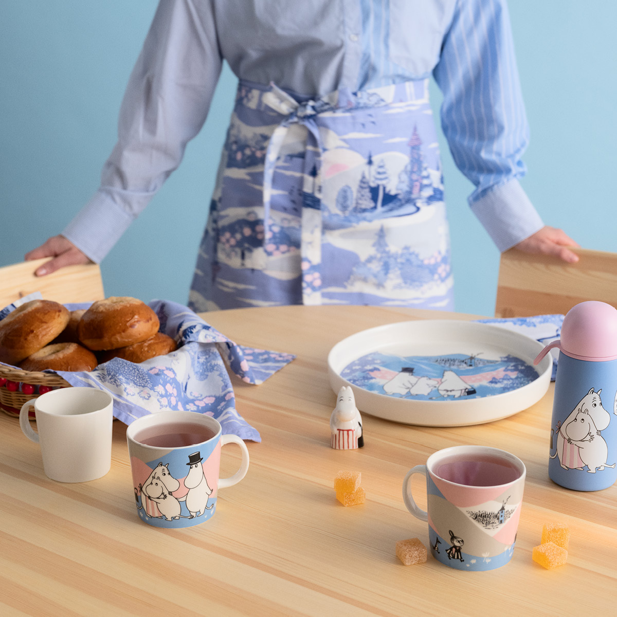 Moomin Arabia Mummi forkle 48x67 cm Endelig hjemme