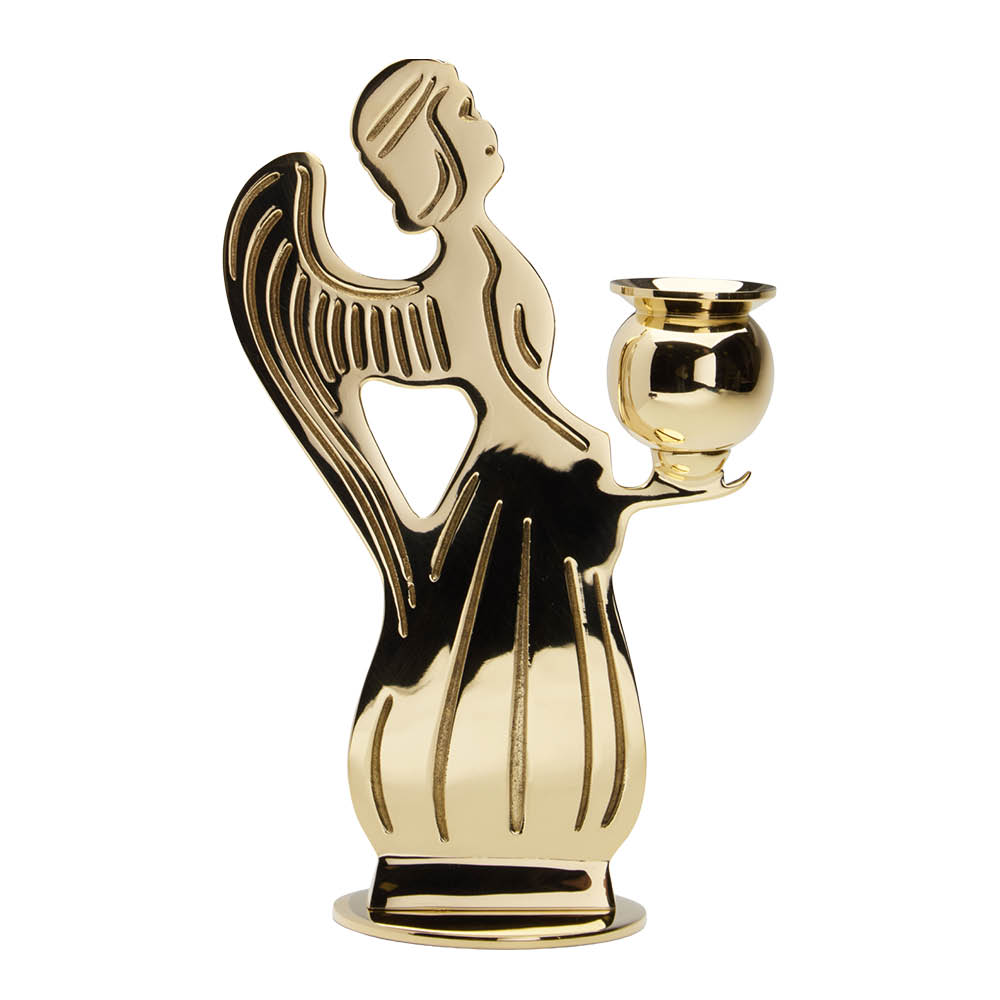 Skultuna Skyddsängel Grande Dame 20,5 cm mässing