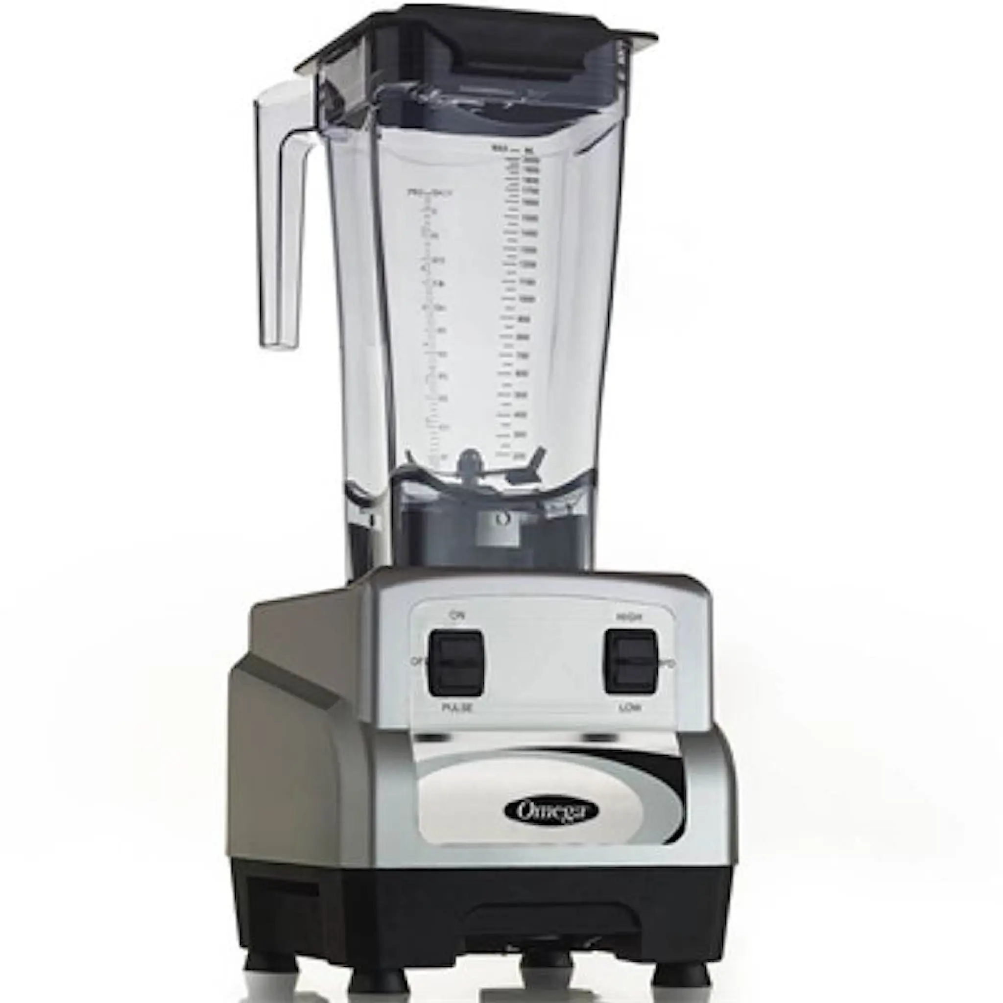 Omega Om6162S Blender On/Off High/Low Silver
