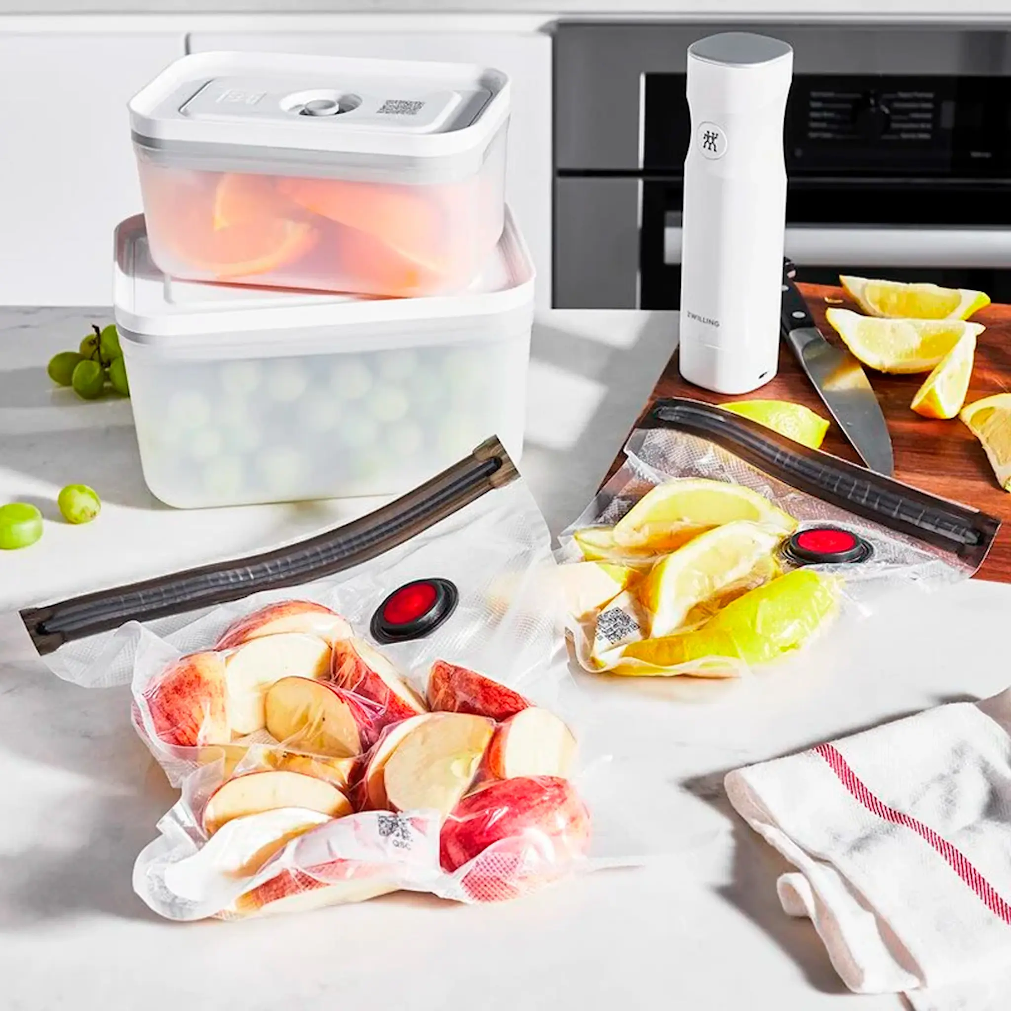 Zwilling Fresh & Save Vakuumstartset plast 7 delar