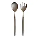 Salladsbestick 2 delar borstat stål