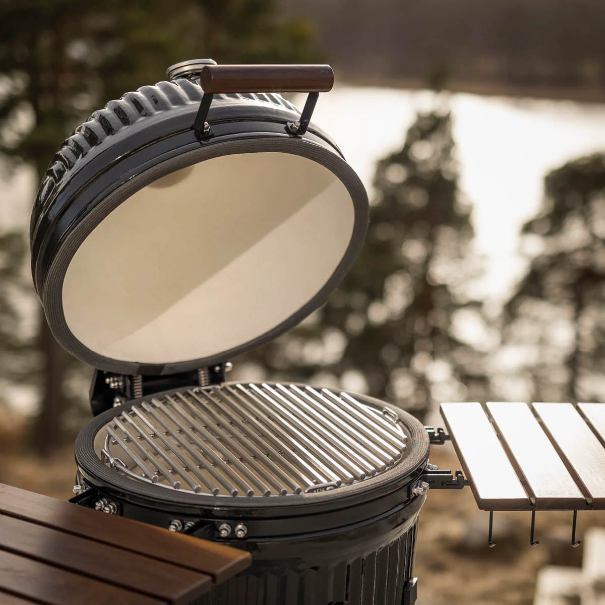 Kamado SUMO Kamado Grill Icon Large hiiligrilli musta