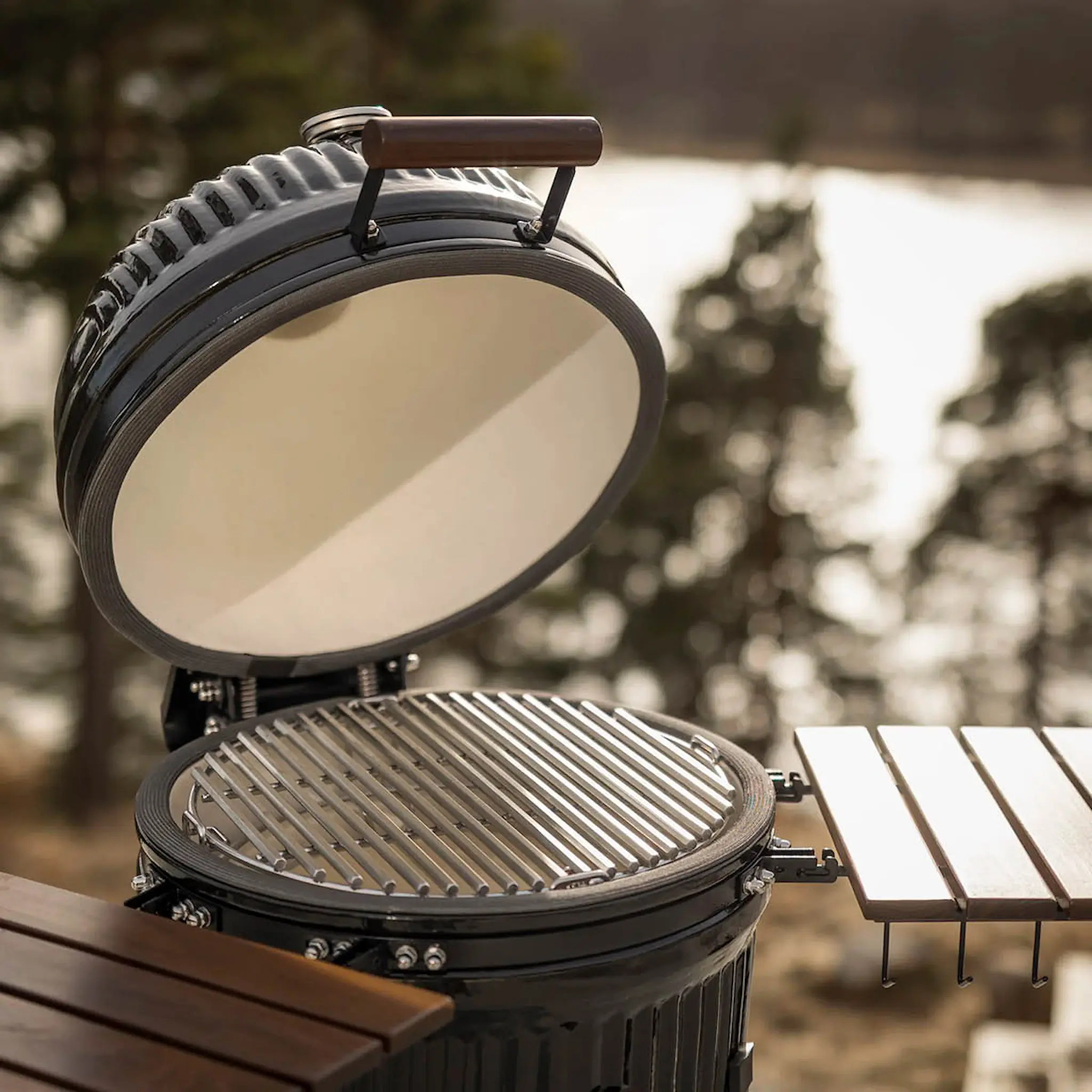 Kamado SUMO Kamado Grill Icon Large hiiligrilli musta