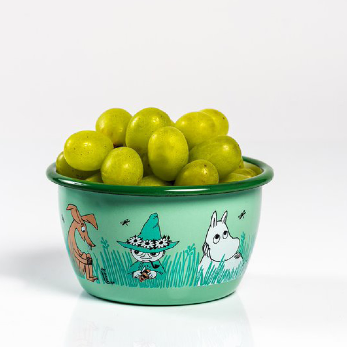 Muurla Muumi Emalikulho 12 cm Vihreä