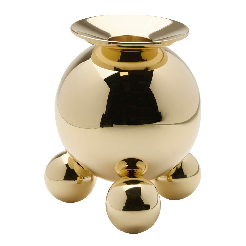 Skultuna Kulljusstake enkel 9,5 cm mässing