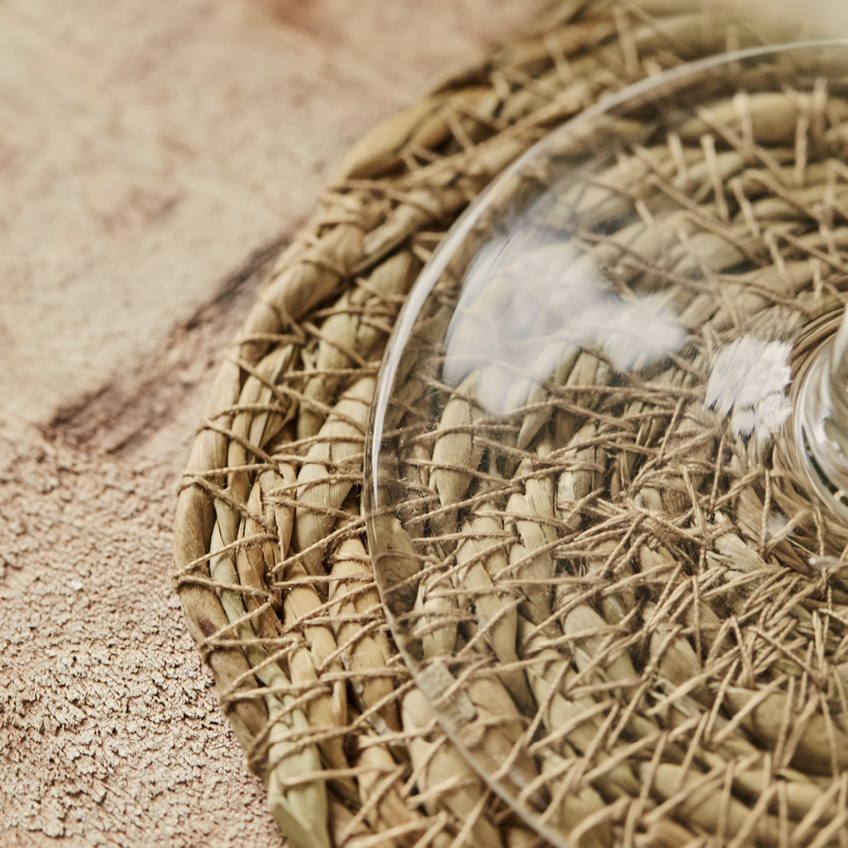 House Doctor Coaster glassbrikker 6 stk sjøgress