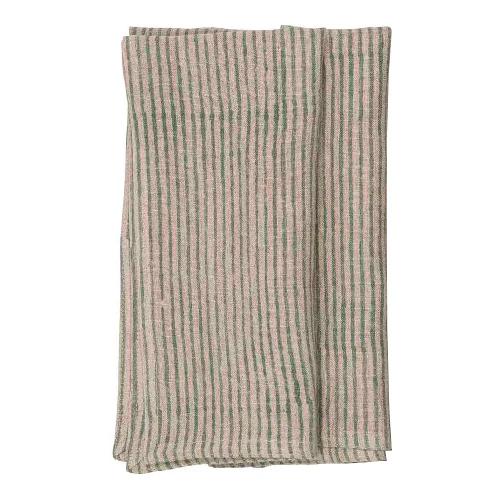 Stripe Lautasliina 50x50 cm 2 kpl Vihreä