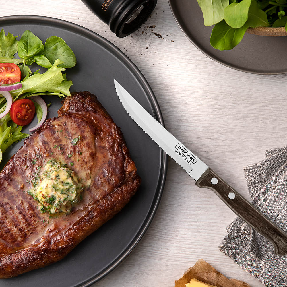 Tramontina Biffkniv 4-pack polywood