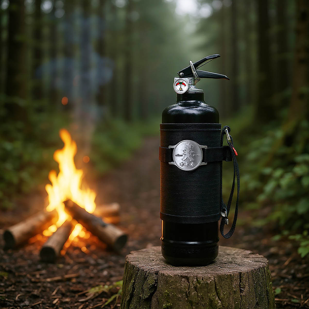 SOLSTICKAN Brannslukker 1 kg svart