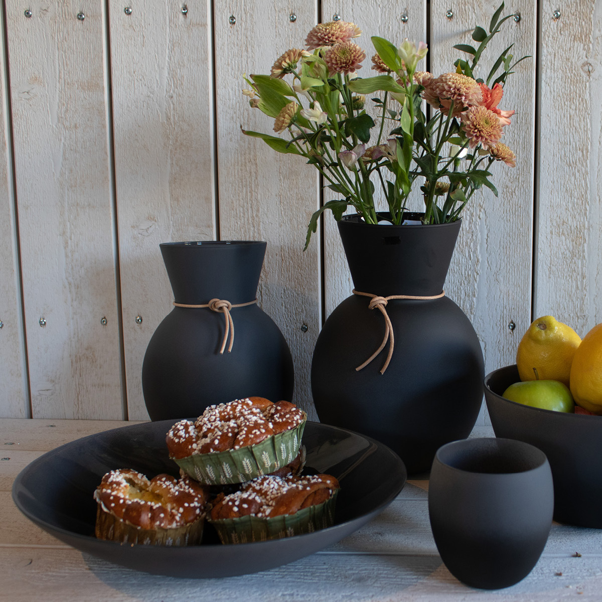 Nybro Crystal Happy Fat 30 cm Salt Lakrits