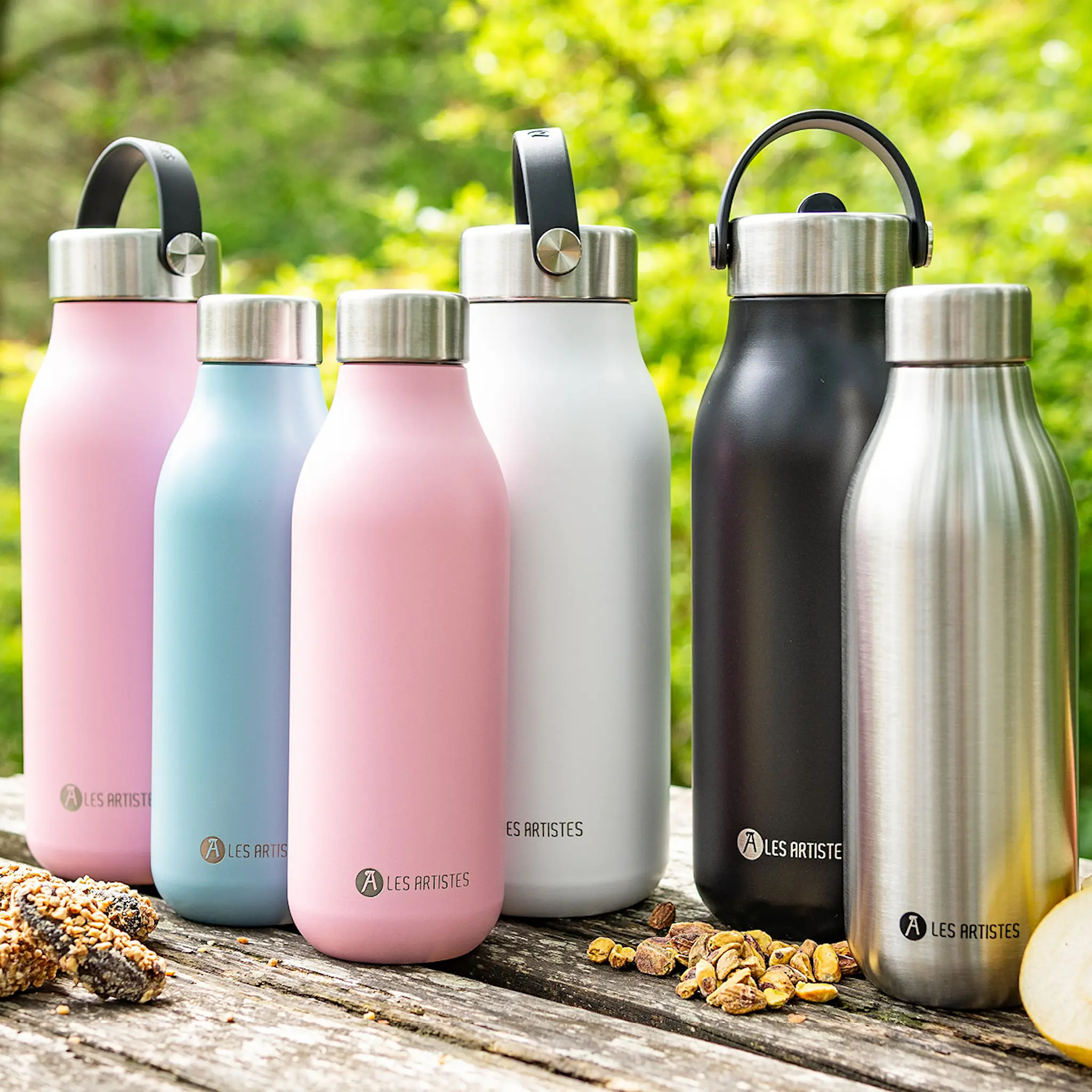 Les Artistes Bottle Up termoflaska 1 L ljusrosa