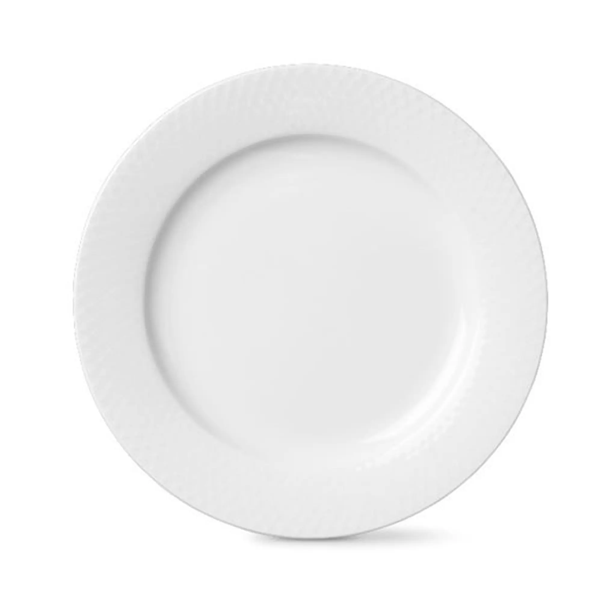 Lyngby Porcelæn Rhombe Tallrik 23 cm Vit