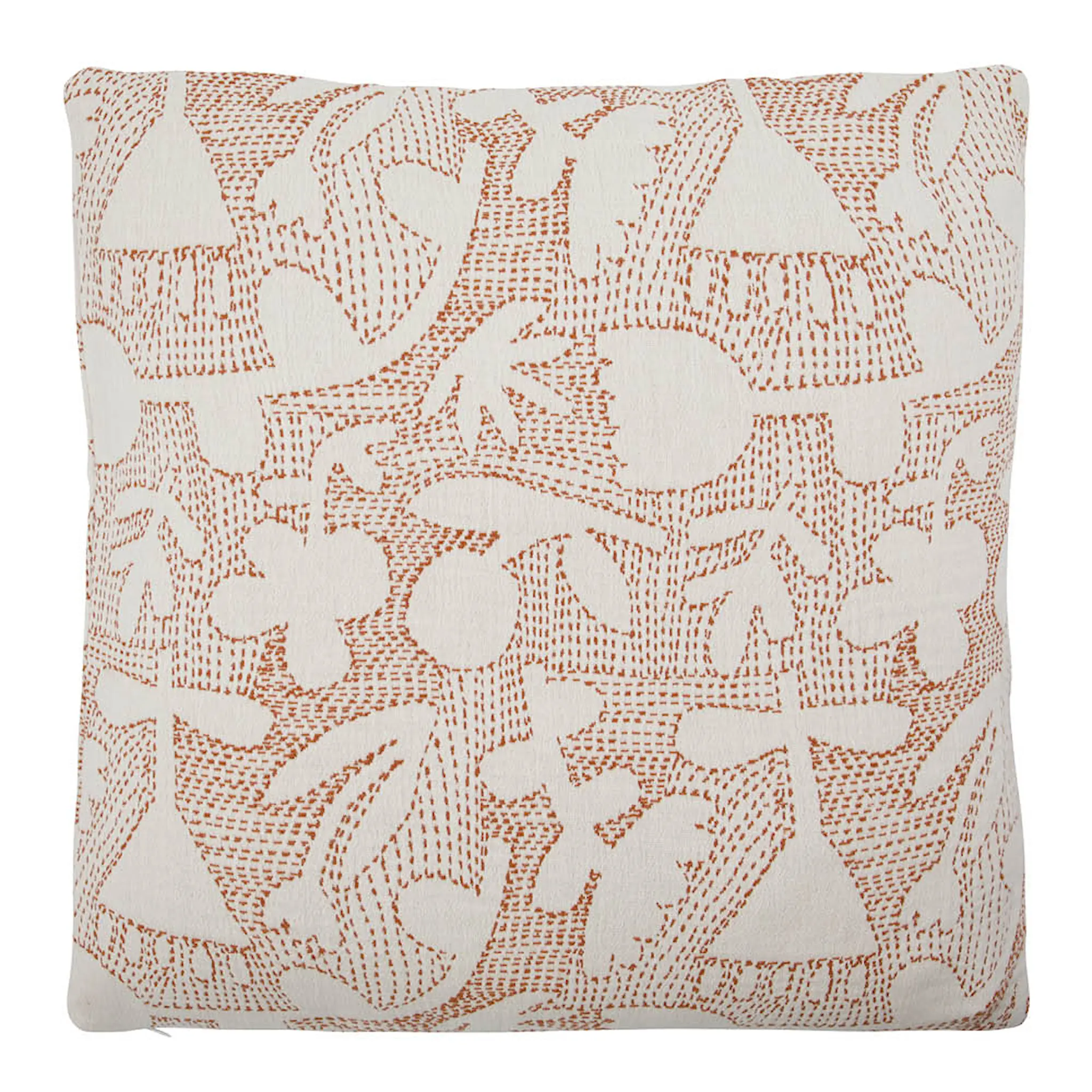 House Doctor Sari Tyynynpäällinen 50x50 cm Offwhite/Ruskea