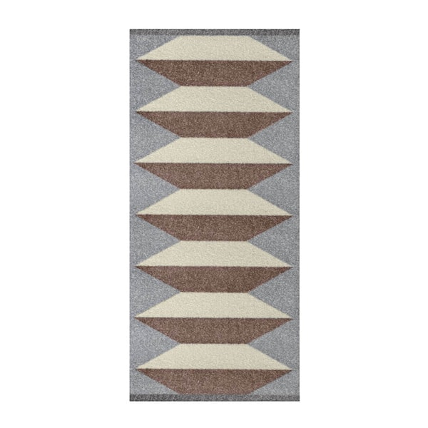 Accordion golvmatta 150x70 cm ljusgrå