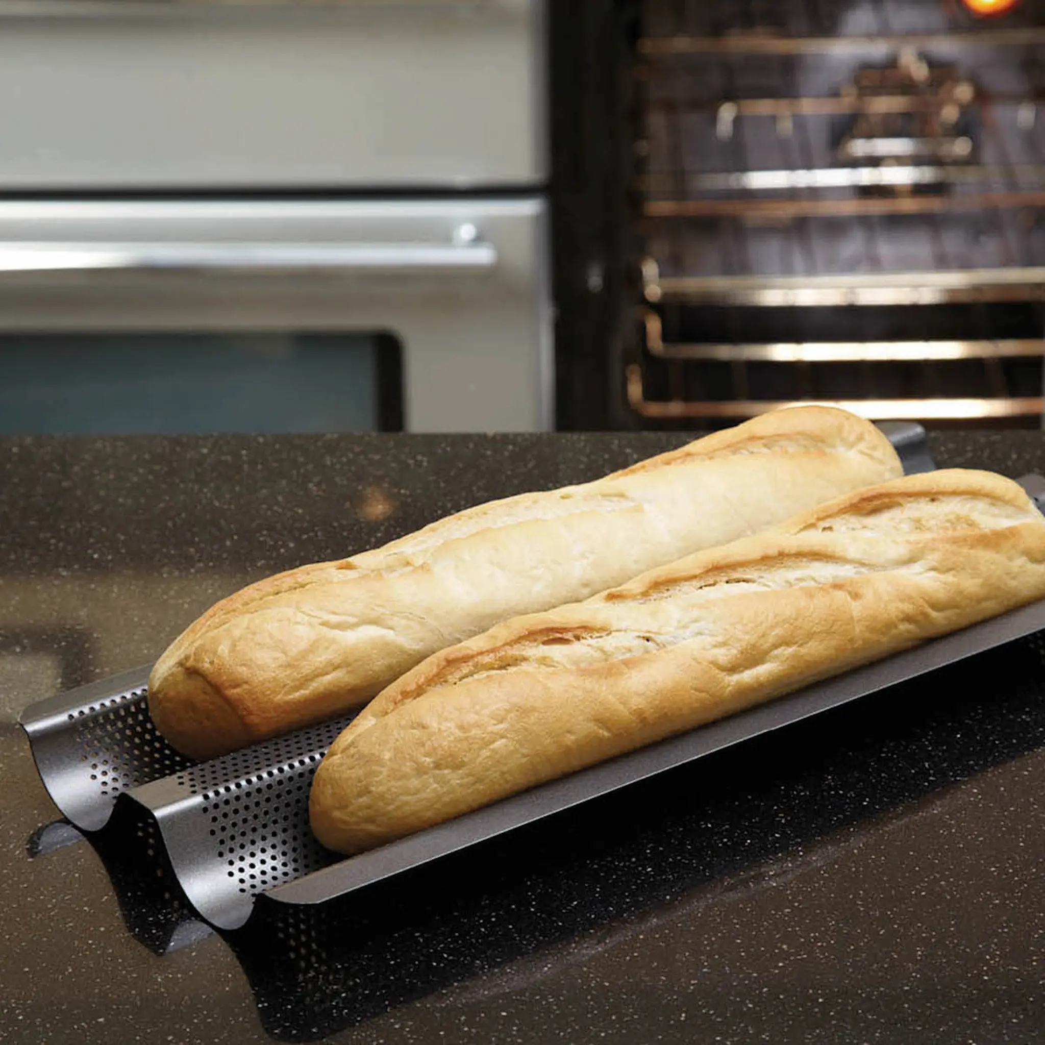 MasterClass Crusty Bake Baguetteplåt 39x16 cm