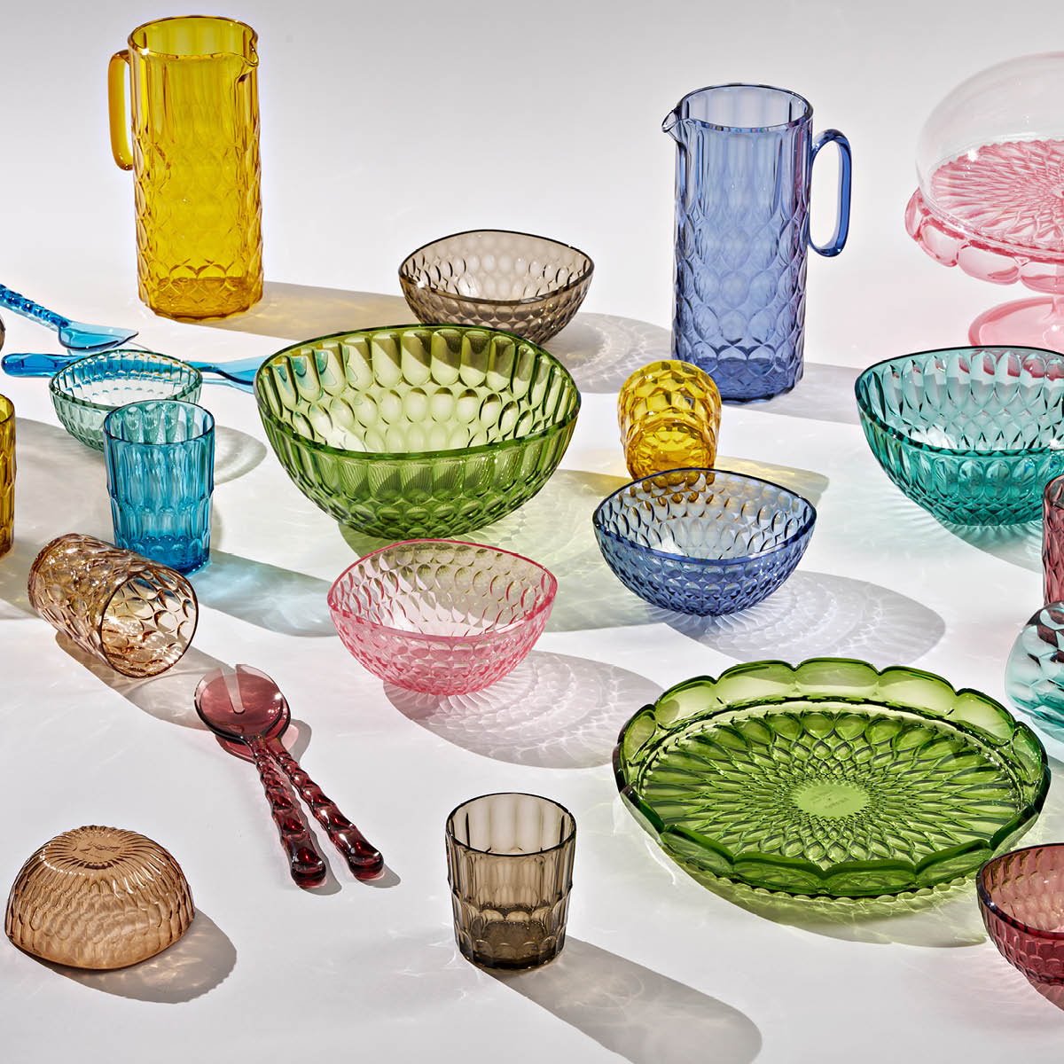 Guzzini Vanity tumbler låg 36 cl bioplast Mönster 2 Smoke