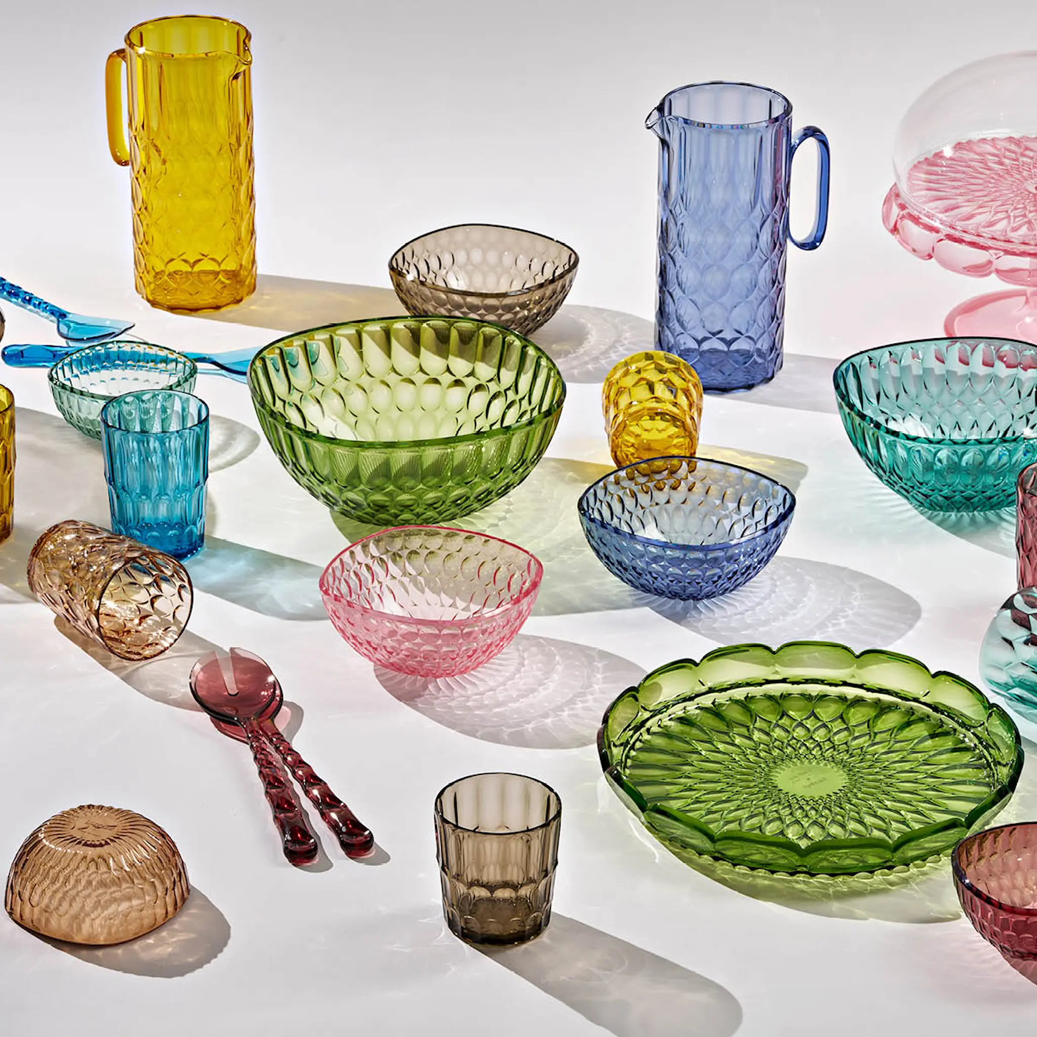 Guzzini Vanity tumbler låg 36 cl bioplast Mönster 2 Smoke