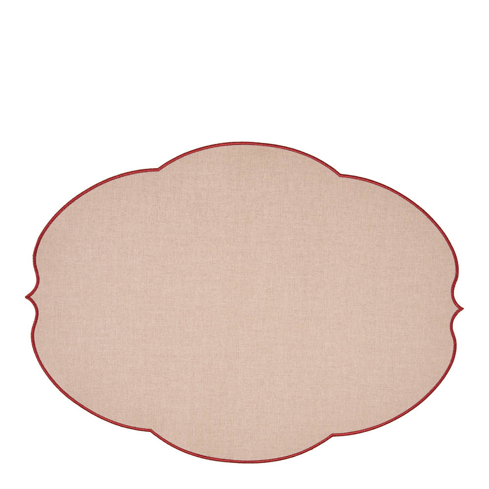 Guzzini Flowers bordbrikke 36x49 cm rosa