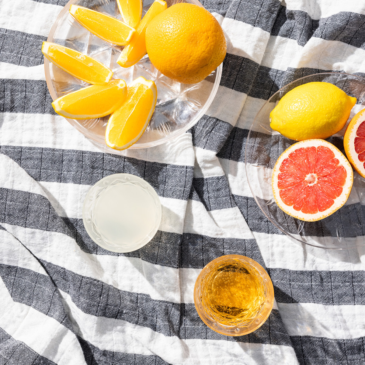 Sagaform Emilie pläd 170x130 cm svart/vit