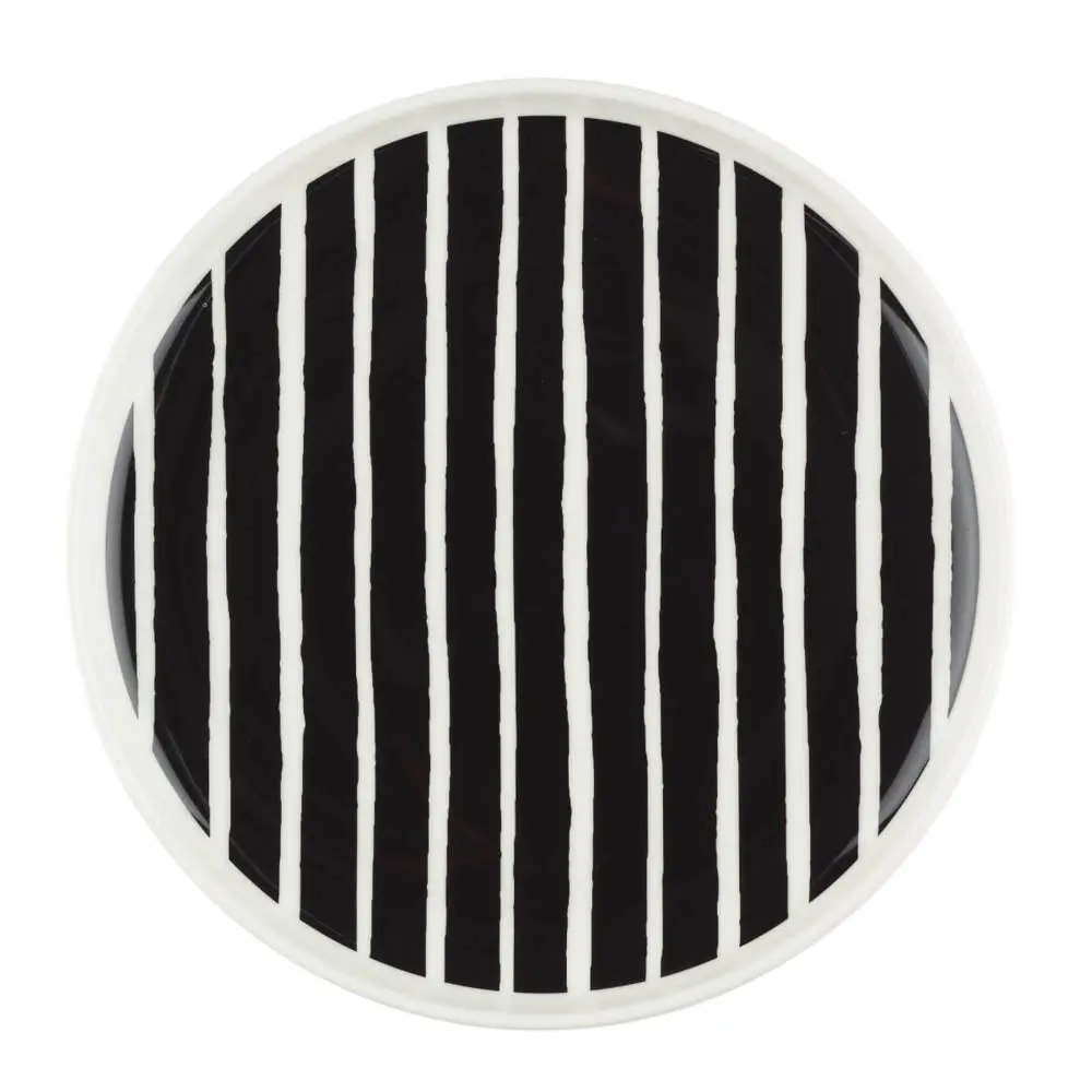 Oiva Piccolo tallerken 20 cm hvit/svart
