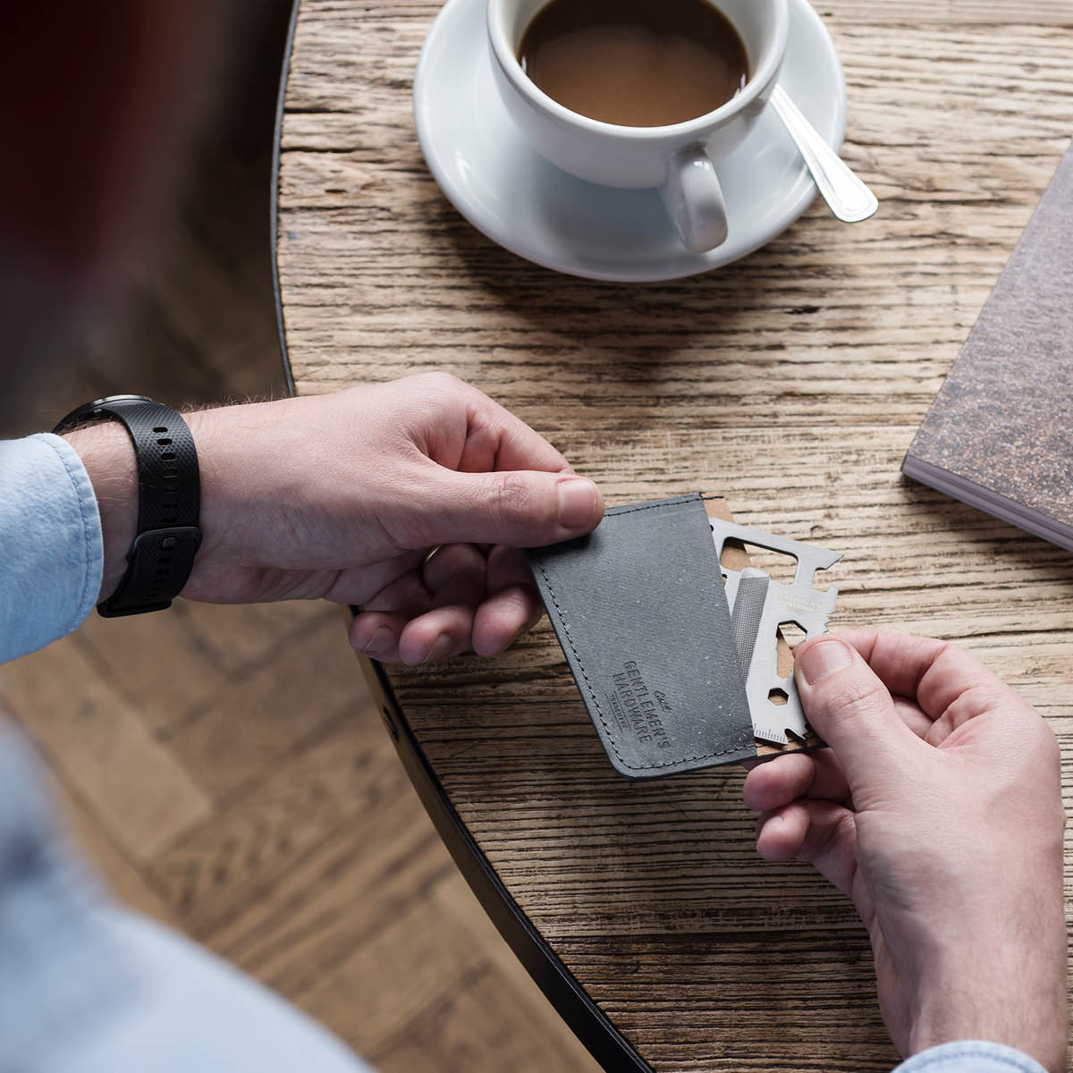 Gentlemen's Hardware The Right Tool multiverktyg 15 funktioner kreditkortsstorlek