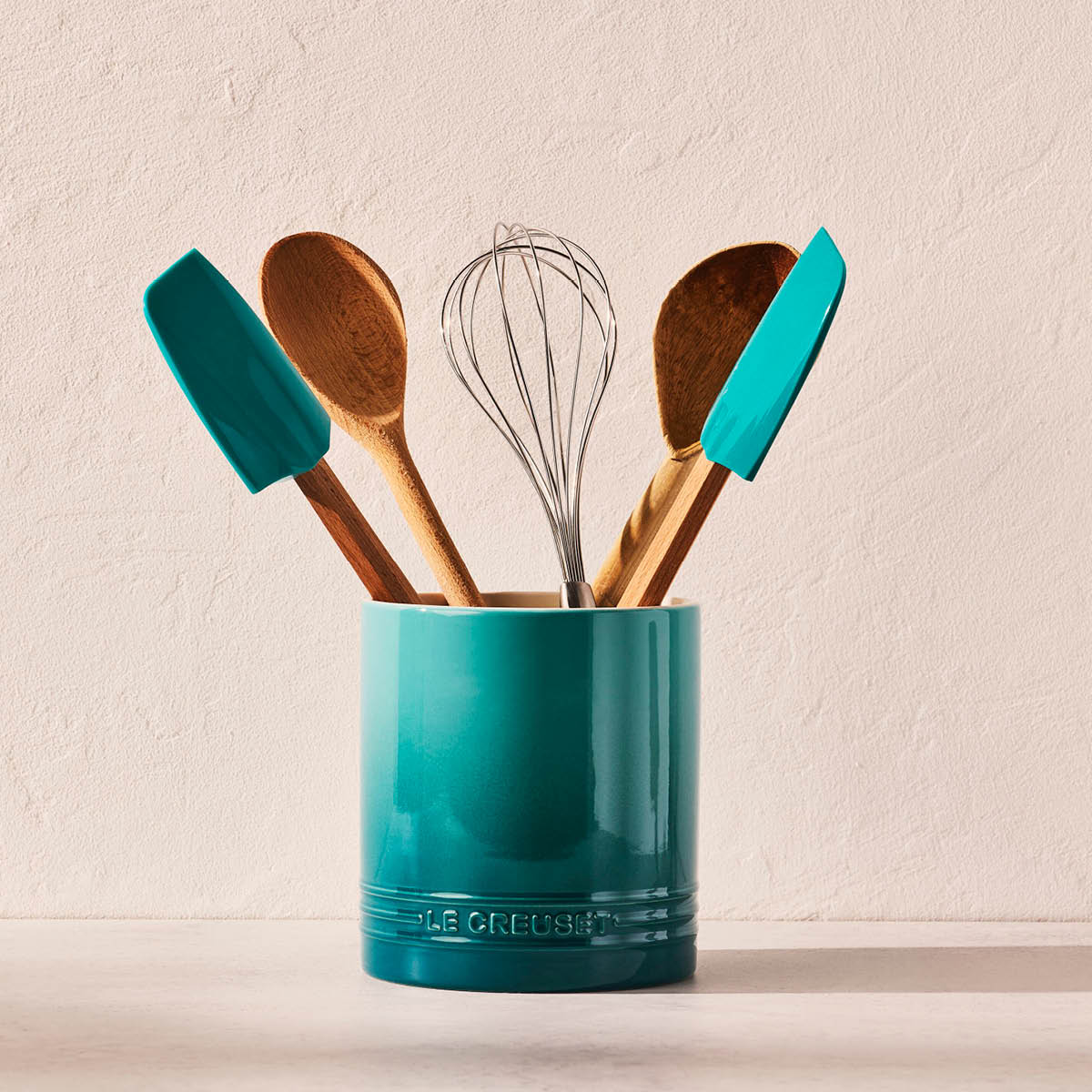 Le Creuset Craft grydsked 28 cm Bleu Riviera