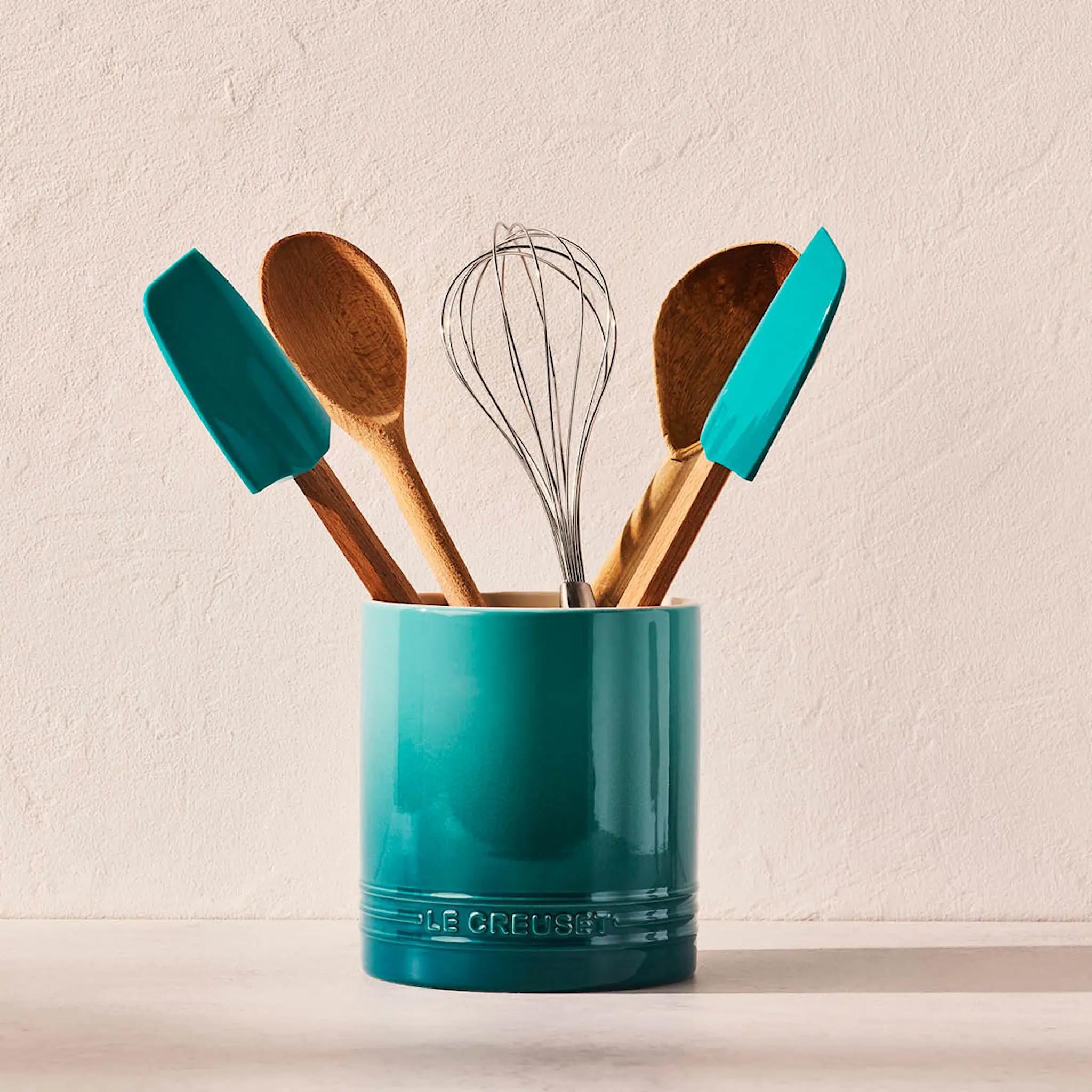 Le Creuset Craft grydsked 28 cm Bleu Riviera