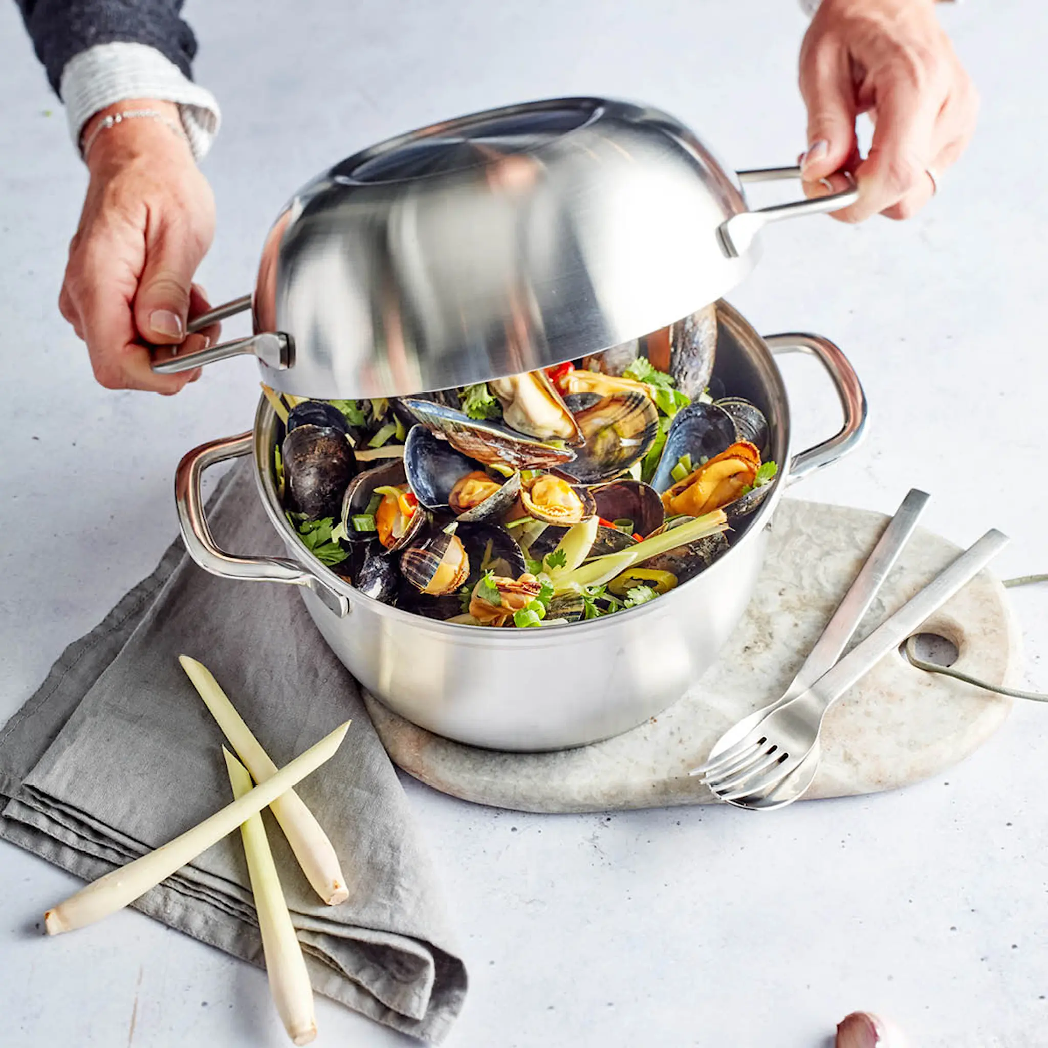 Demeyere Resto Simpukkakattila 3 L 20 cm